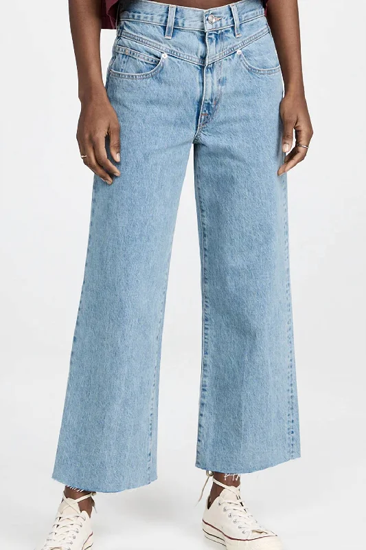 Ultra-lightweight Grace Crop Double Yoke Jeans In Fool For Love
