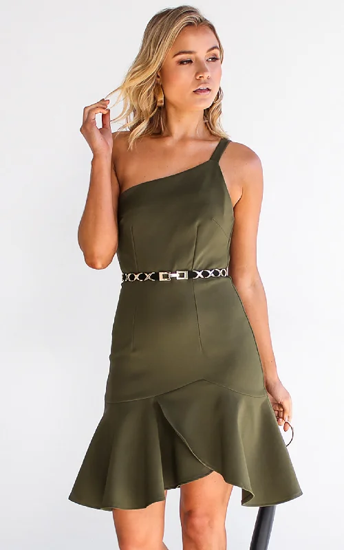 Exquisite workmanship Bailey Dress - Khaki