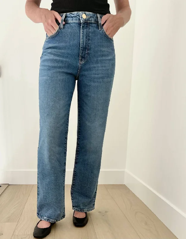 Sports Jumpsuit Sienna High Rise Wide Leg Jeans In Decisive